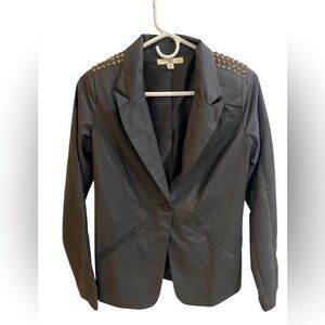 YA Los Angeles Studded Chic Blazer - Women’s | Grey | Medium